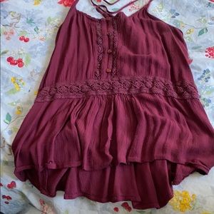 Volcom 🌟2FOR30🌟 size 12 maroon top